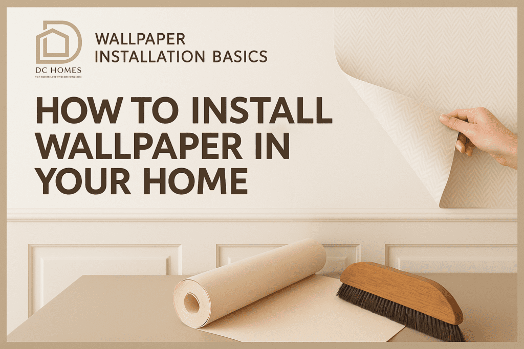 How to install wallpaper in your home the easy way