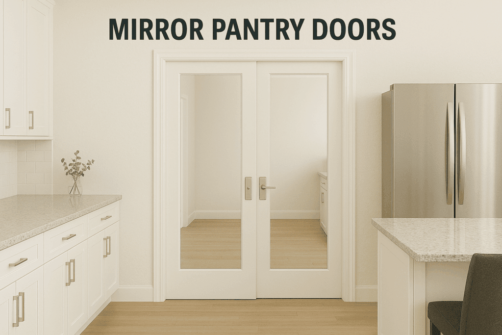Mirror pantry doors