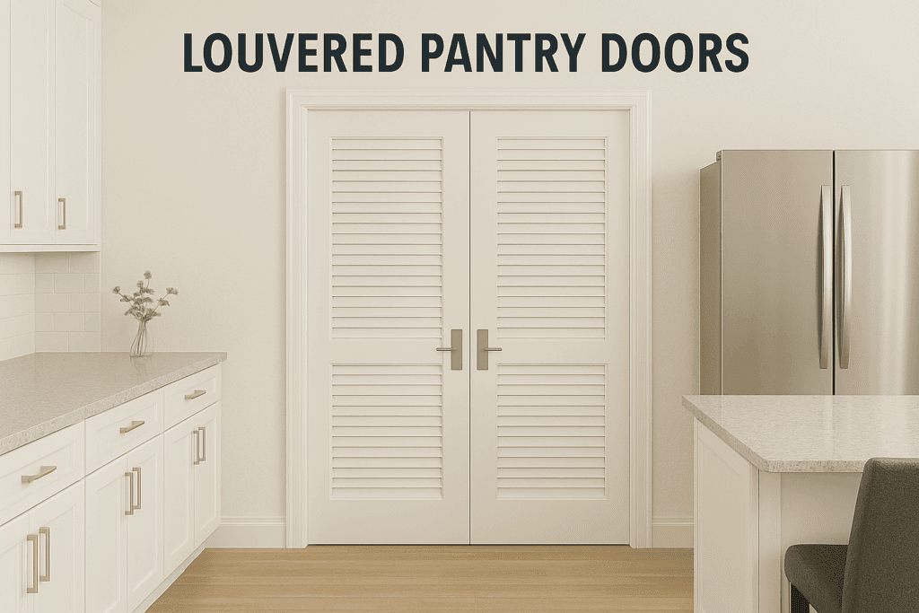 Louvered pantry doors