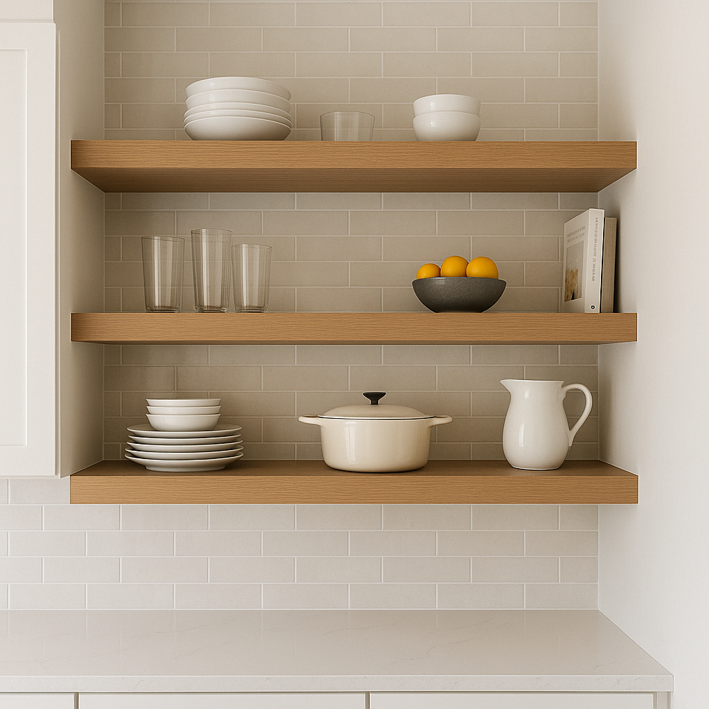 floating shelves